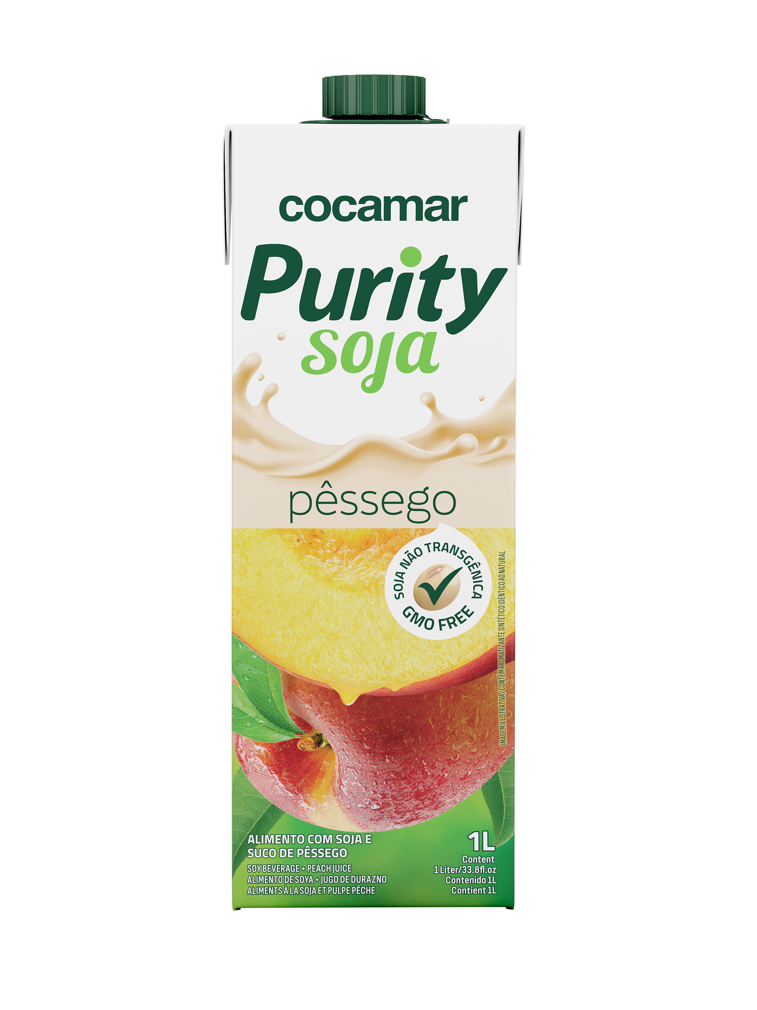 Purity Soja Pêssego 1 L