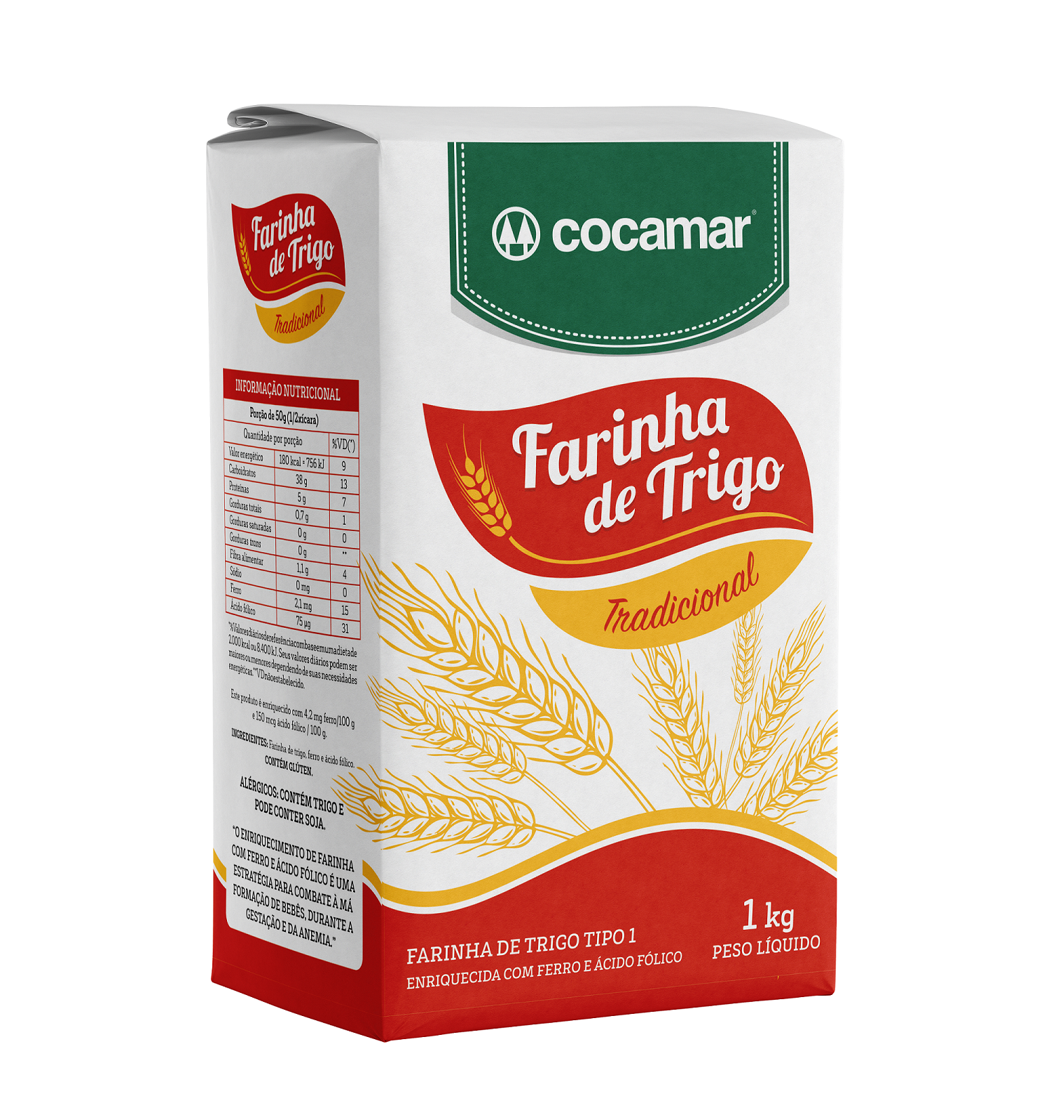  Cocamar Farinha de Trigo Doméstica Cocamar 1 kg