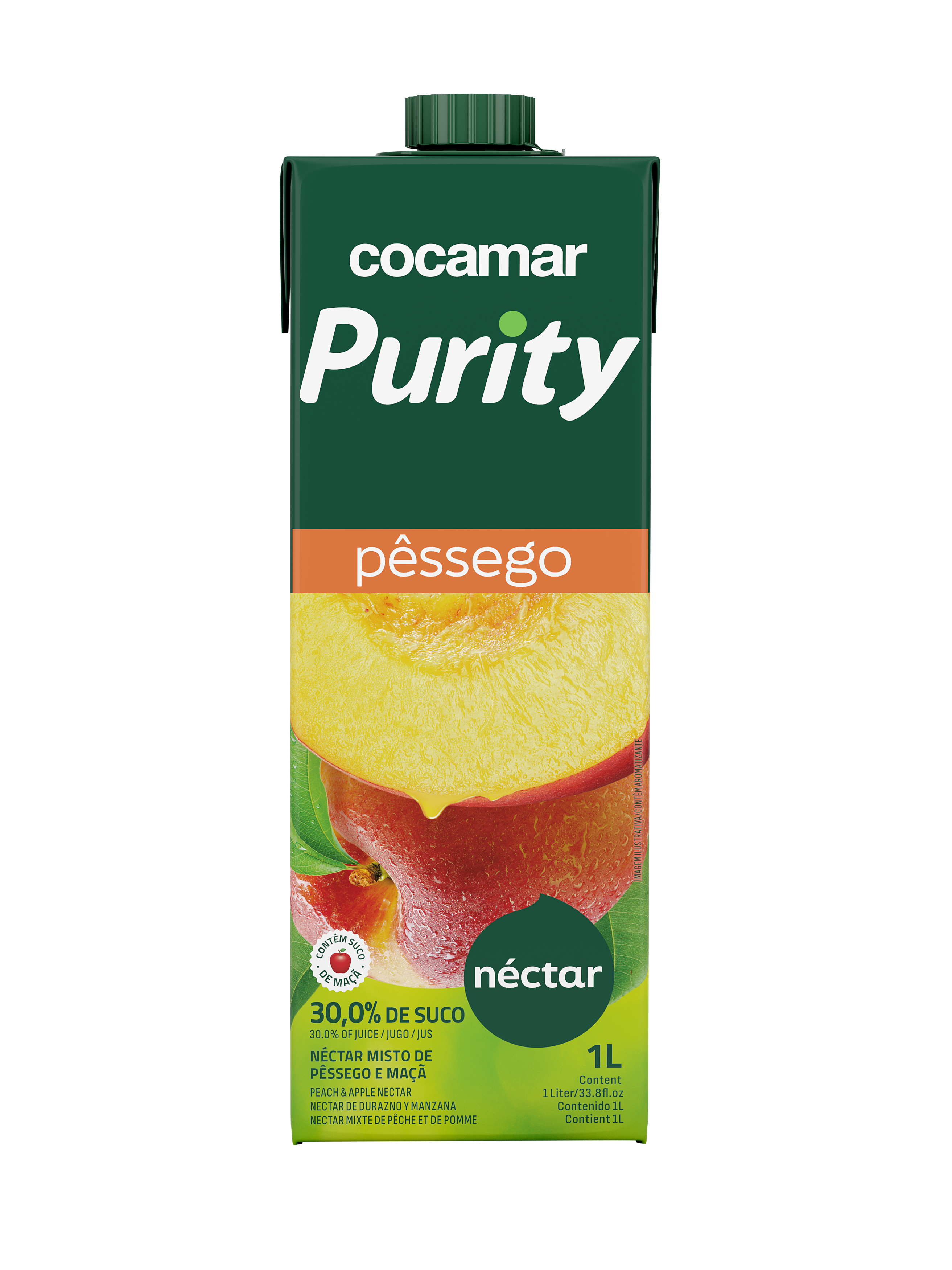 Purity Néctar Pêssego 1 L